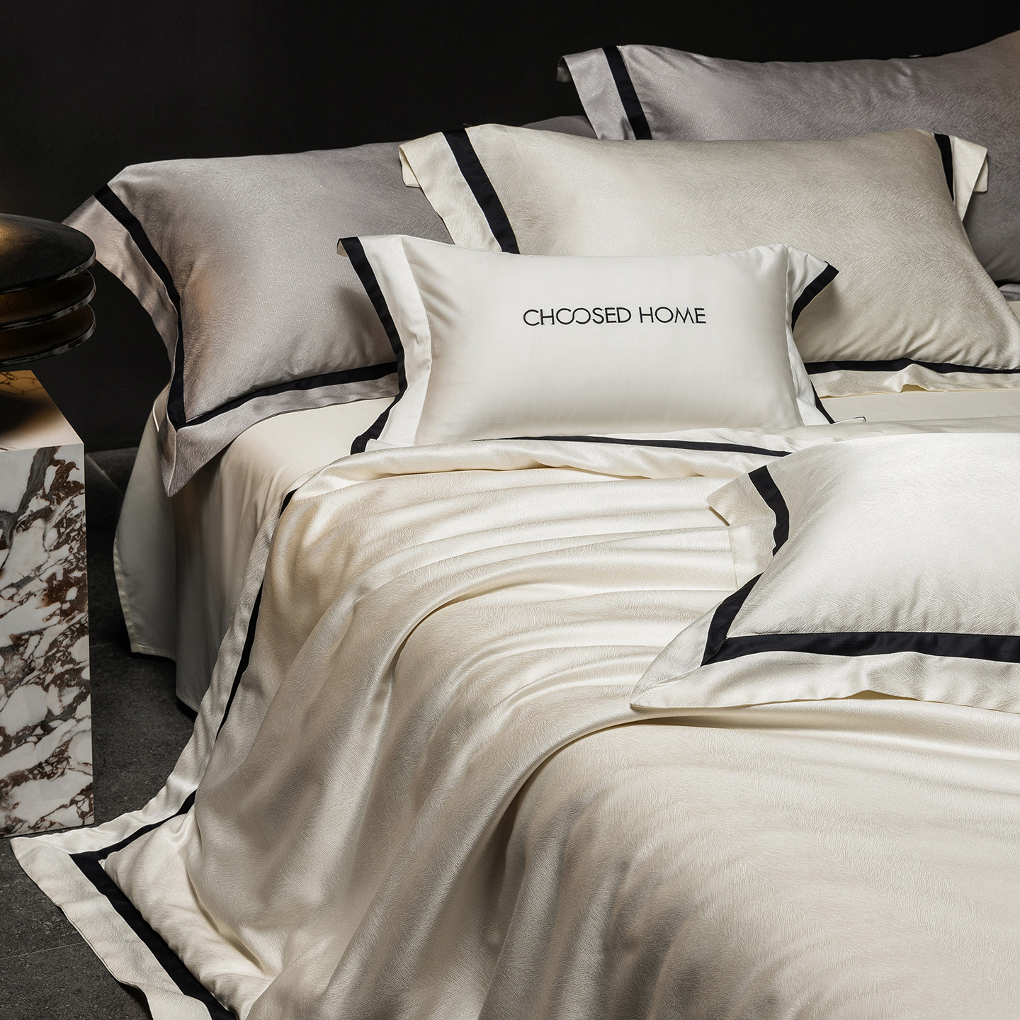 Long-Staple Cotton Bedding Set, 4-Piece, 100 Thread Count