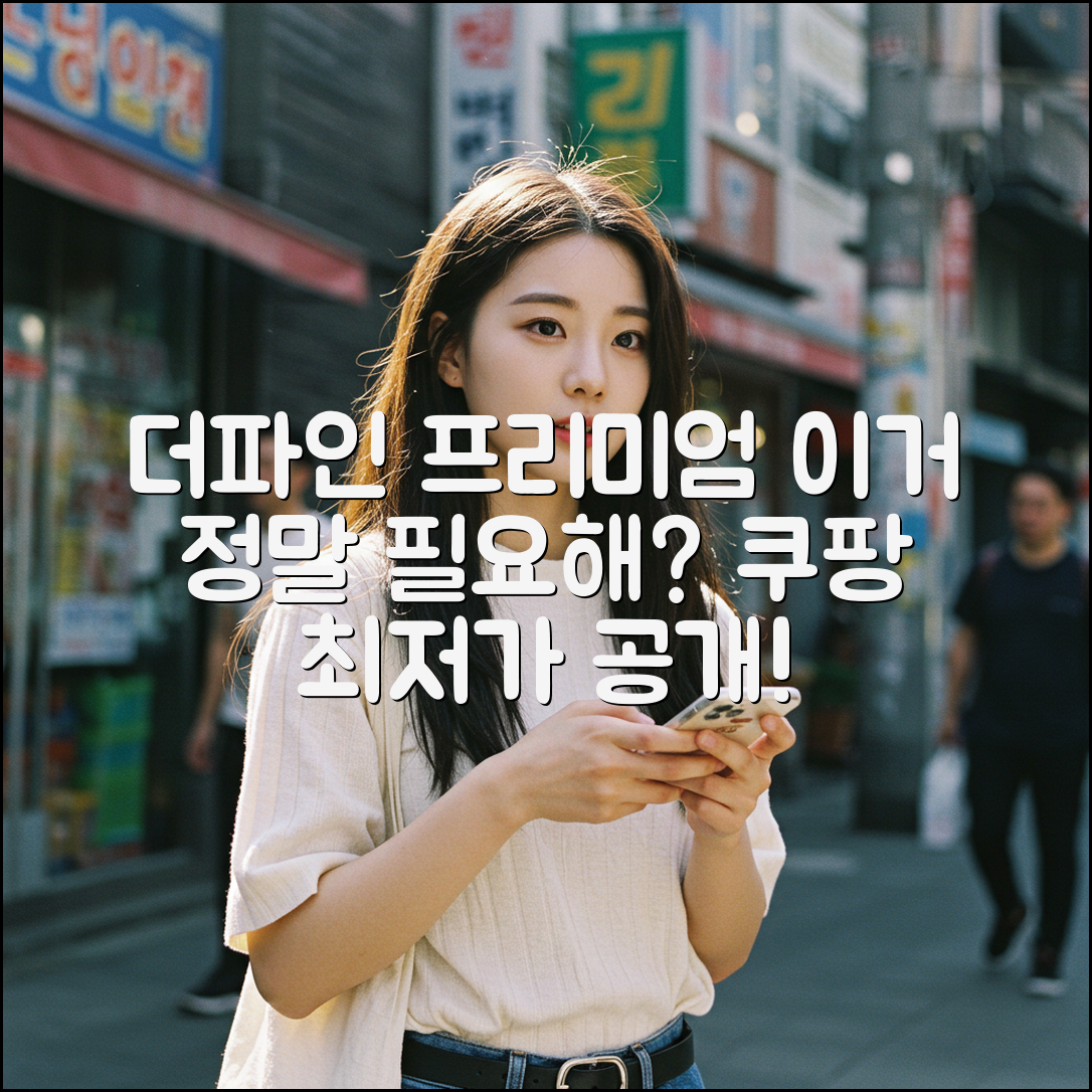 더파인프리미엄, 진짜 당신에게 필요할까요?