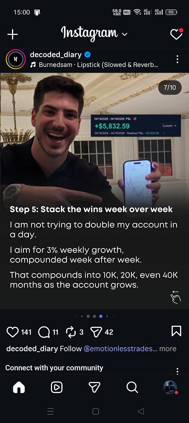 Trading Profit Screenshots