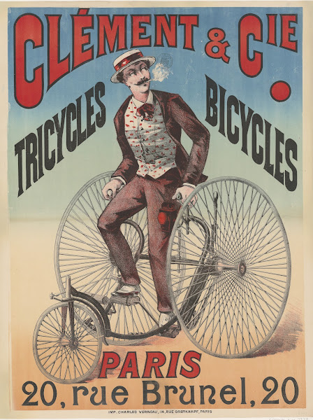 Clément  Cie Tricycles bicycles Paris 20 rue Brunel 20 1890