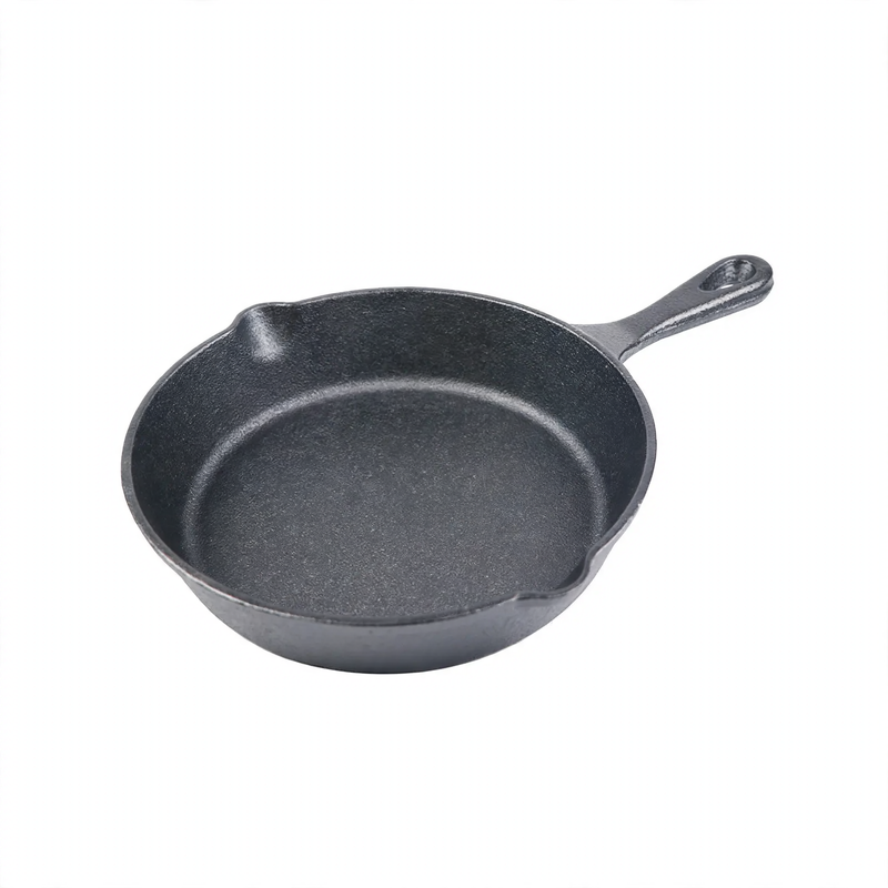 Cast Iron Frying Pan, Flat Bottom