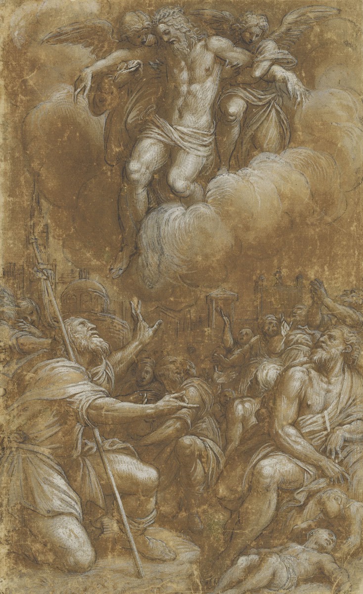 Saint Roch Interceding on Behalf of Plague Victims 1567 1573
