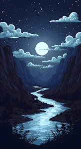 Ancient Forest Path with Sunbeams