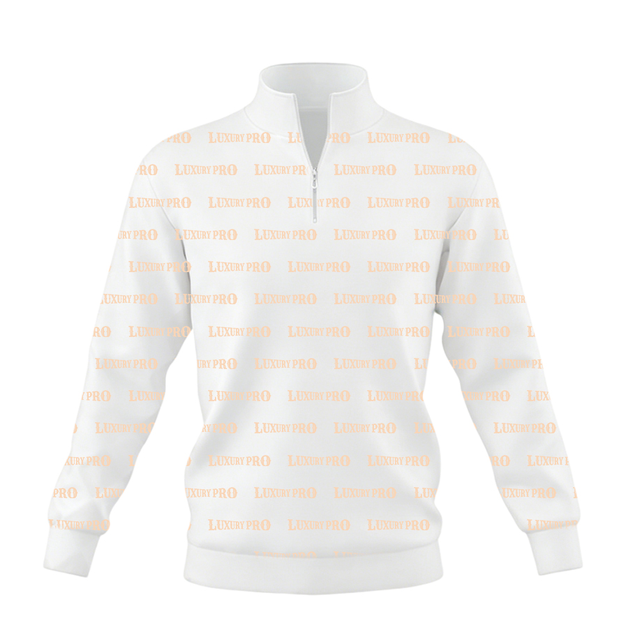 AOP FLP Stand Collar Zip Long Sleeve
