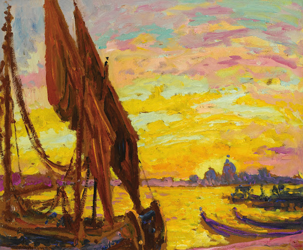 Lido Venice Sunset circa 1920