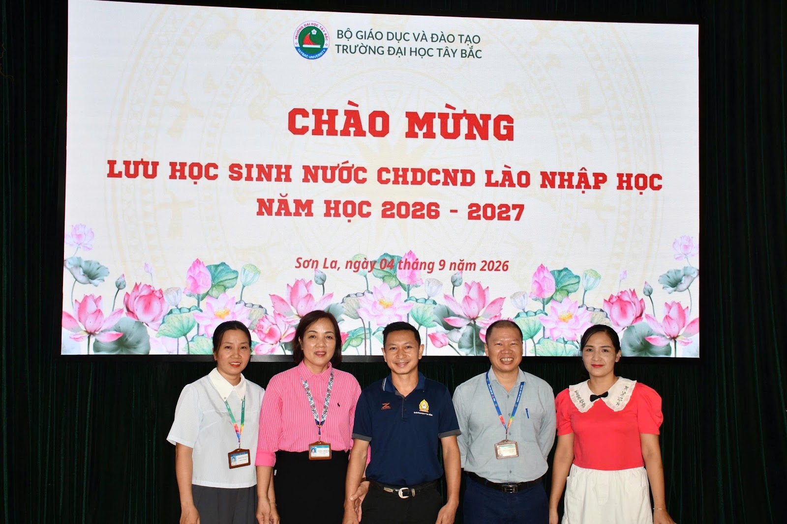 Trường Đại học Tây Bắc tổ chức tiếp nhận 72 lưu học sinh Lào nhập học năm học 2026-2027