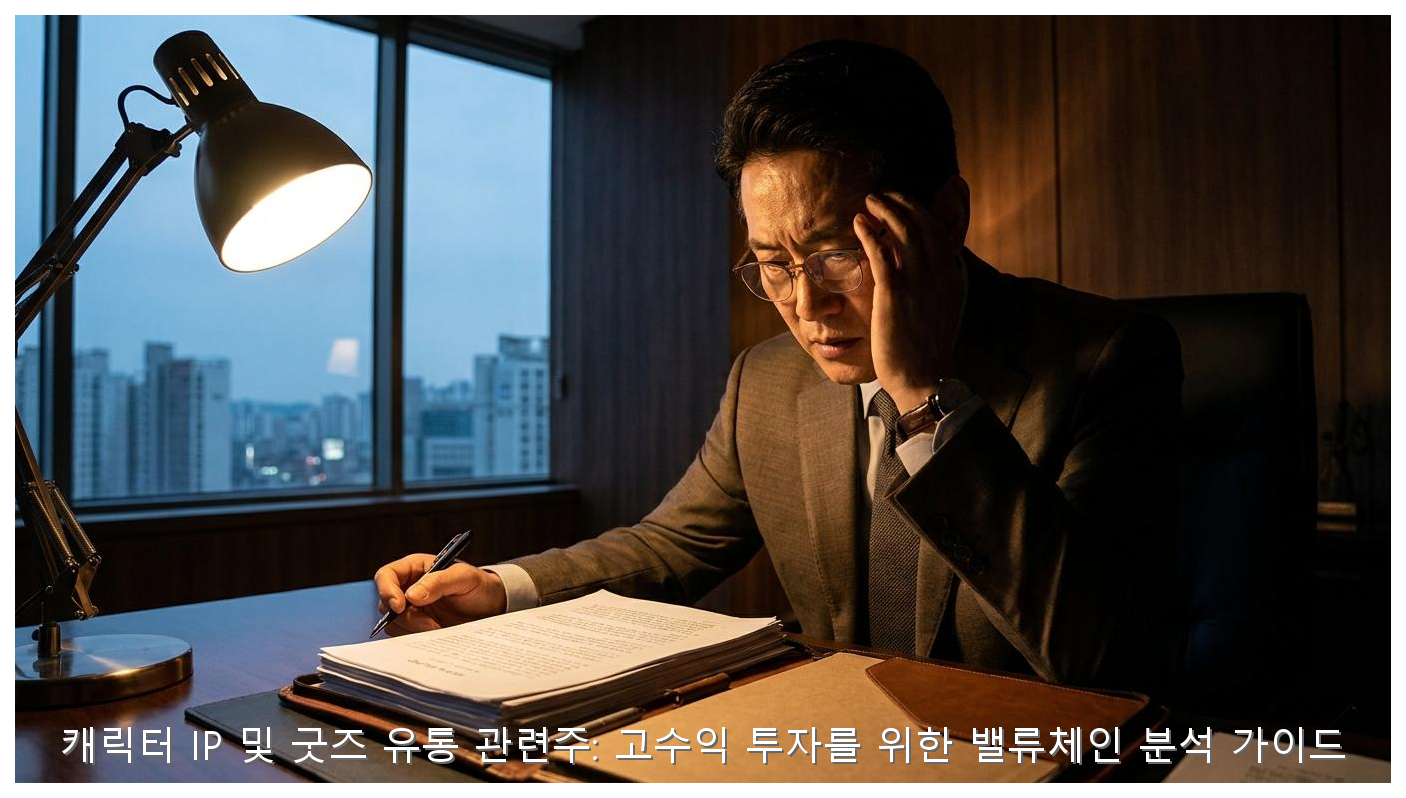 캐릭터 IP 및 굿즈 유통 관련주: 고수익 투자를 위한 밸류체인 분석 가이드 핵심 안내 및 분석 인포그래픽 (8)