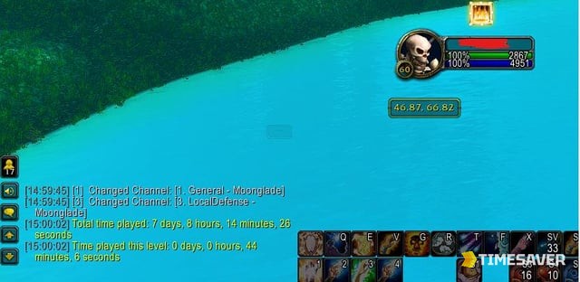 WoW Classic Era level 60 character with 7 days of /played time — the grind a boost skips