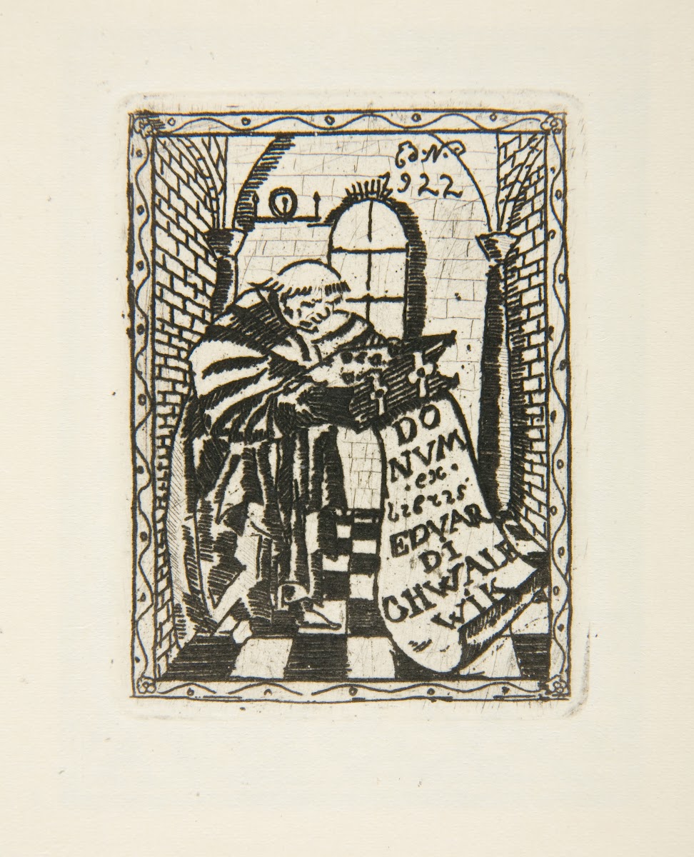 Ekslibris Edwarda Chwalewika 1873 1956 1922