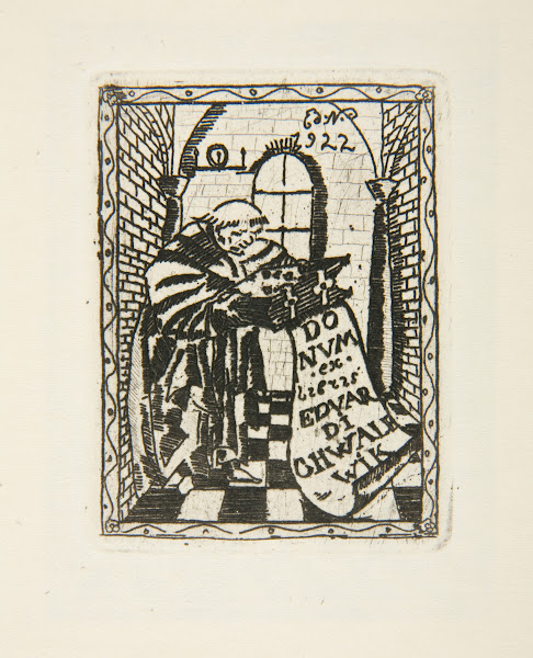 Ekslibris Edwarda Chwalewika 1873 1956 1922