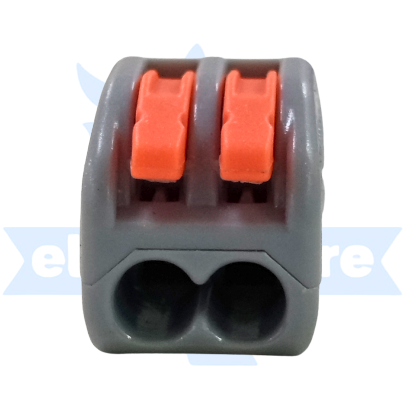CONNECTOR [WAGO 2 BUTTON GREY] (1de6)