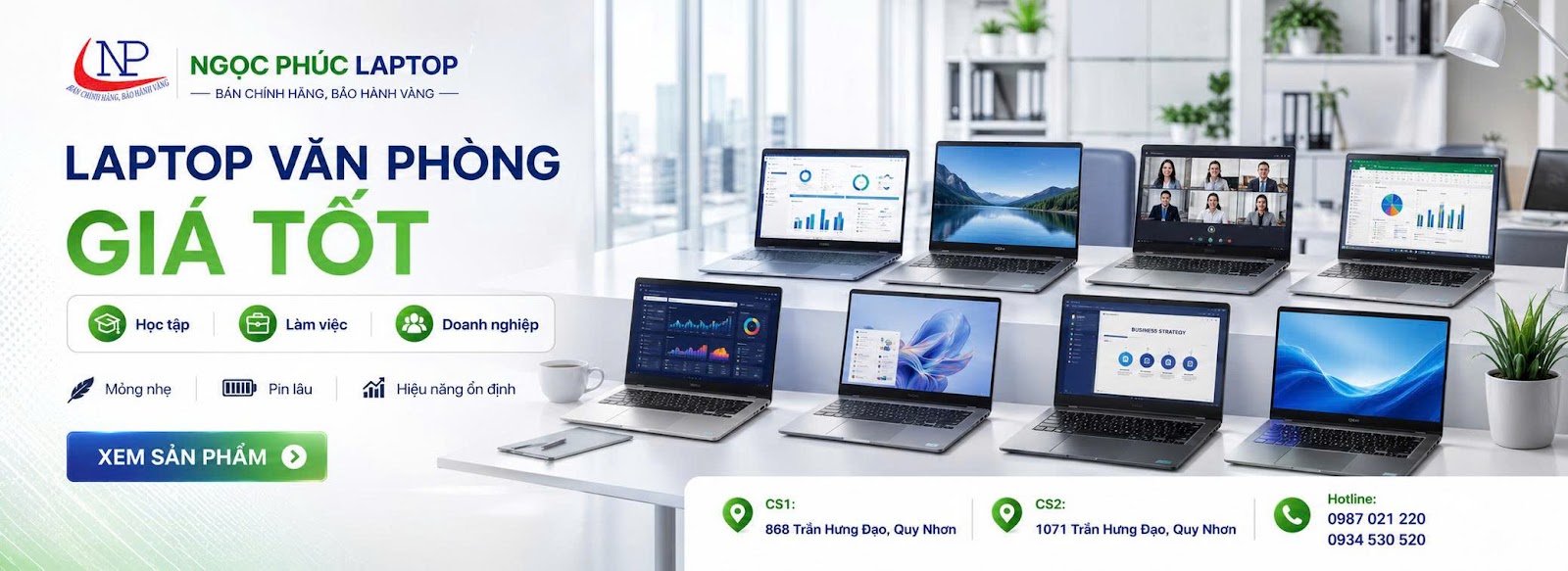 Laptop Văn Phòng