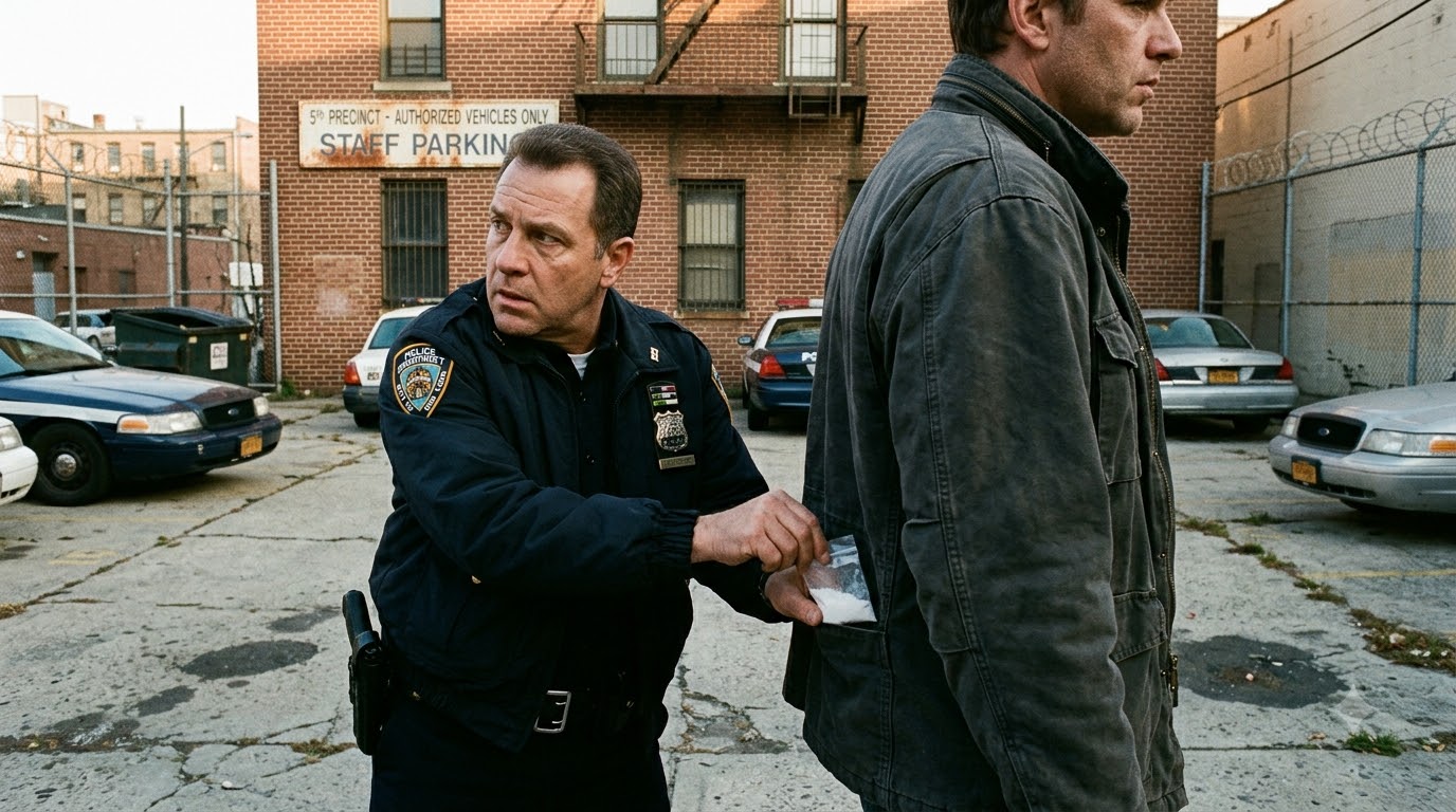 I Want To Tell You About The Afternoon I Stood In The Parking Lot Behind The Fifth Precinct And Let A Dirty Cop Put A Bag Of White Powder In My Pocket.