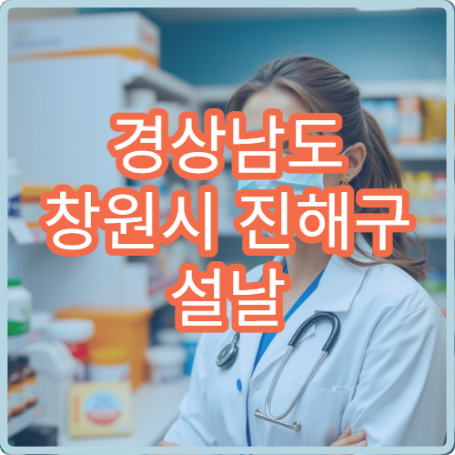 경상남도 창원시 진해구 설날 명절 내과 연휴 진료 병원 고혈압·당뇨 진해구민 응급 관리 가능
