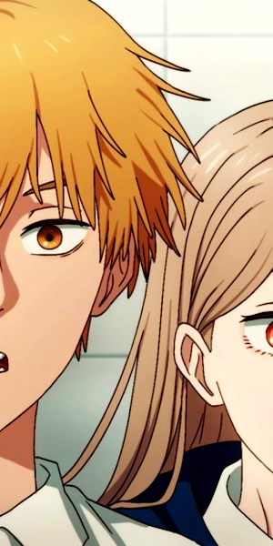 Denji (Chainsaw Man), Power (Chainsaw Man), Chainsaw Man, Anime Girls, Anime Boys 2K Wallpaper Background