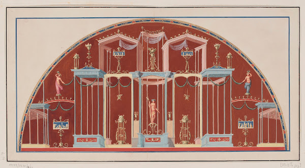 Vestigia delle Terme di Tito Sordino ornamentation in room 29 1776