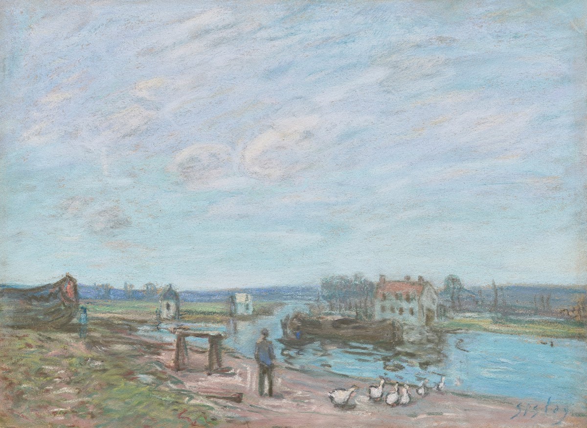 Les oies à Saint Mammès circa 1886 1890