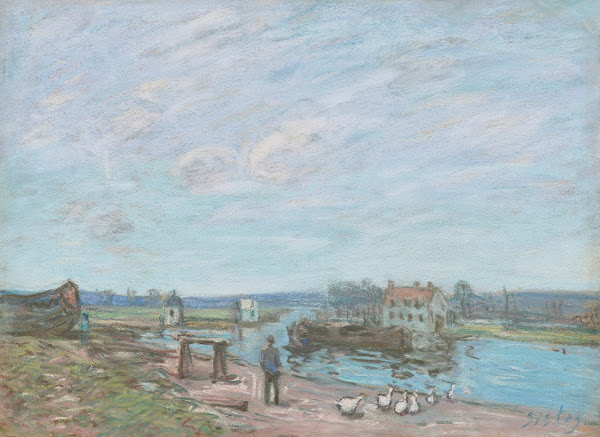 Les oies à Saint Mammès circa 1886 1890