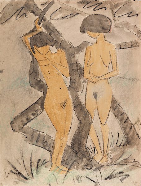 Zwei Mädchenakte ca 1923