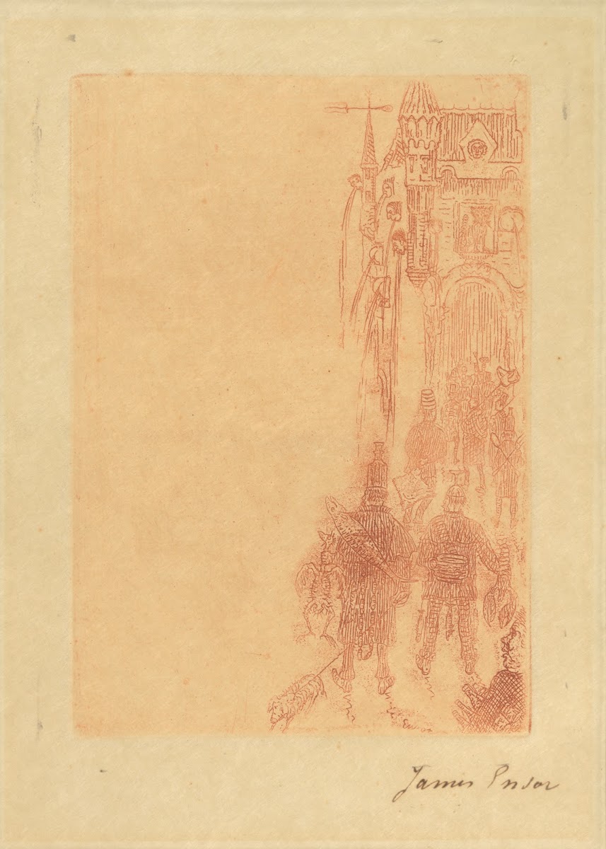 Spijskaart voor Charles Vos 1896