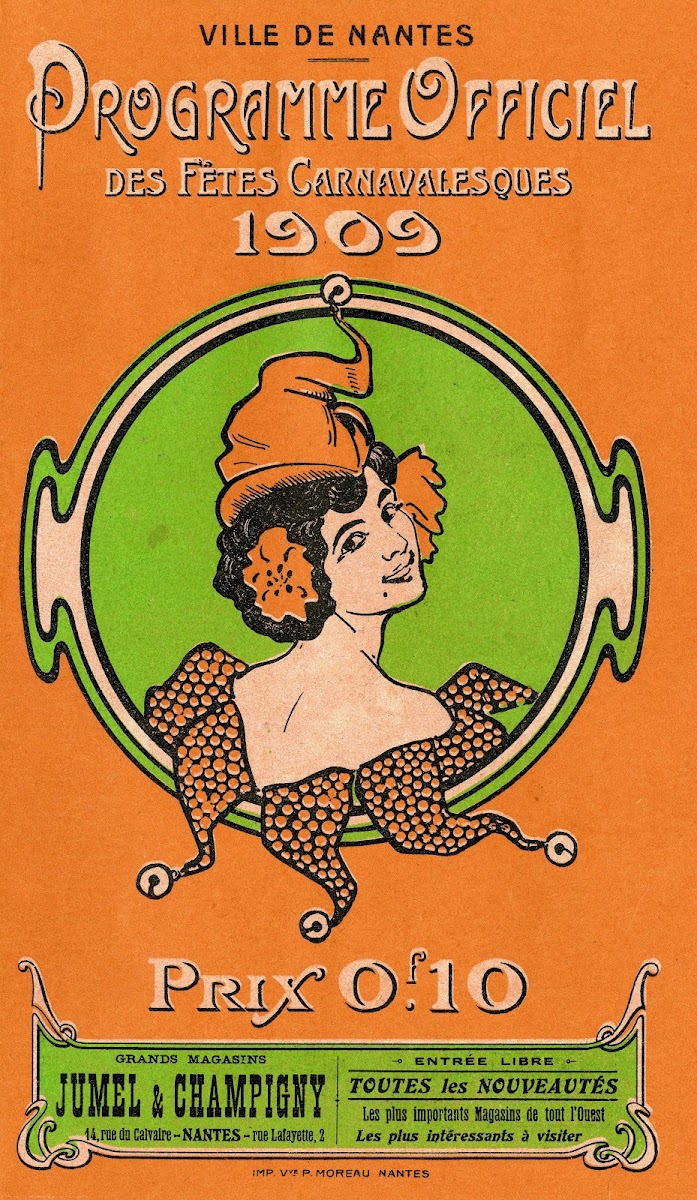 Programme officiel des fêtes carnavalesques 1909