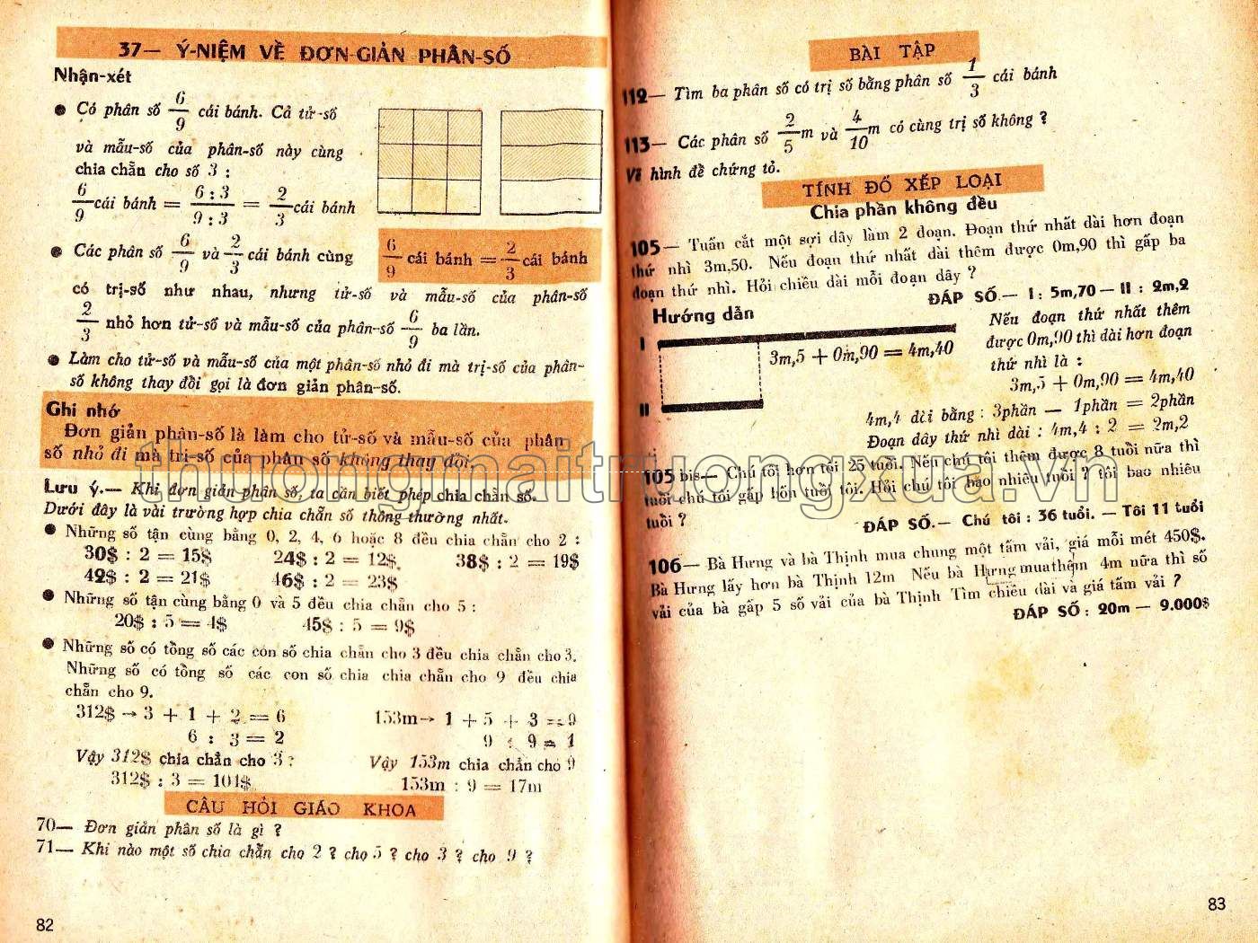 Toán pháp lớp 4 (1974) - Trang 42