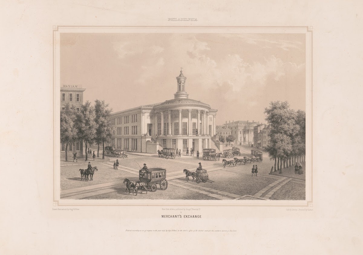 Philadelphia merchants exchange 1849