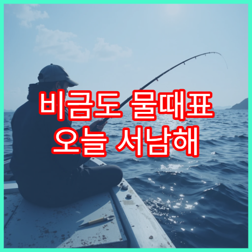 비금도 물때표 오늘 서남해 바다타임과 낚시 포인트 정보