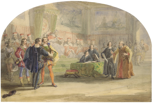 Merchant Of Venice Act 4 Scene 1 The Trial Scene 1853