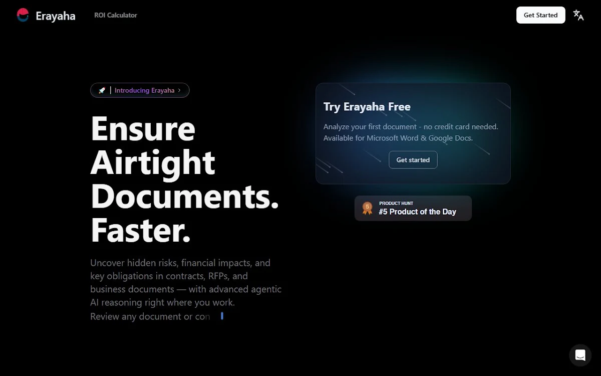Captura de Erayaha.AI