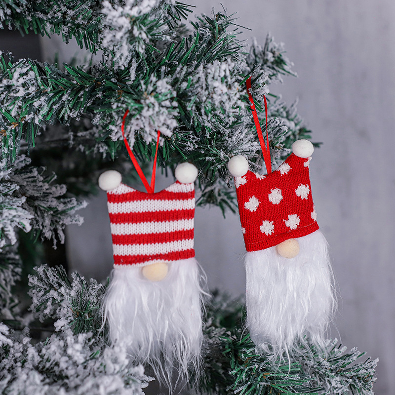 Christmas Tree Ornaments Gnome Set
