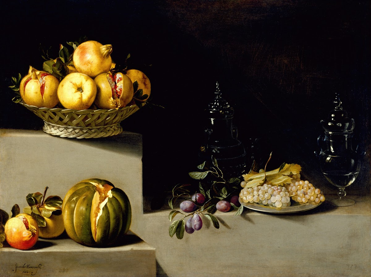 Still Life with Fruit and Glassware 1626