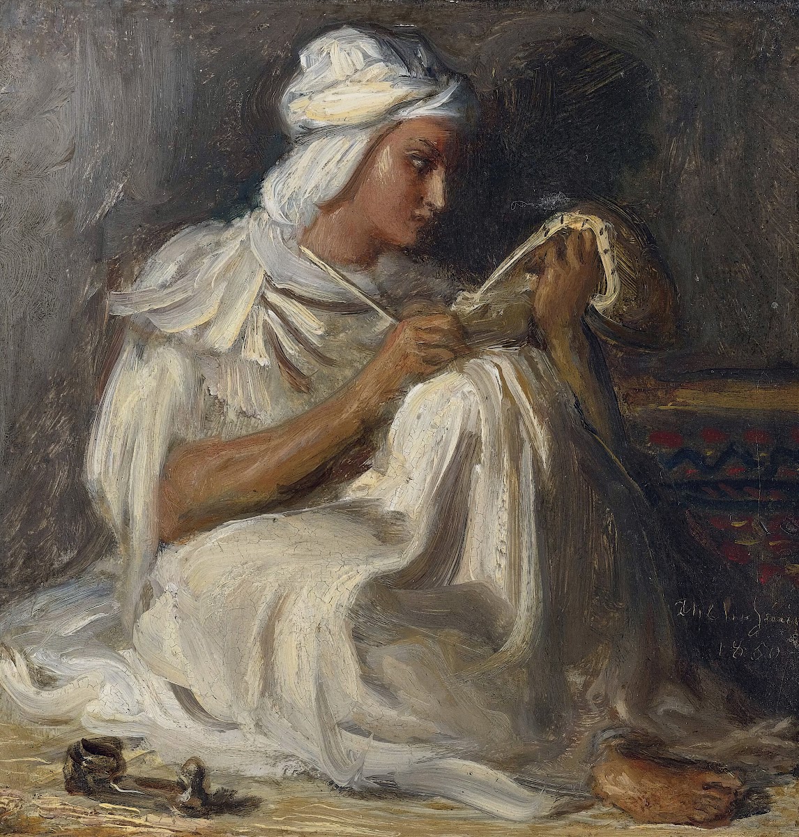 Petit Taleb Poète Arabe 1850
