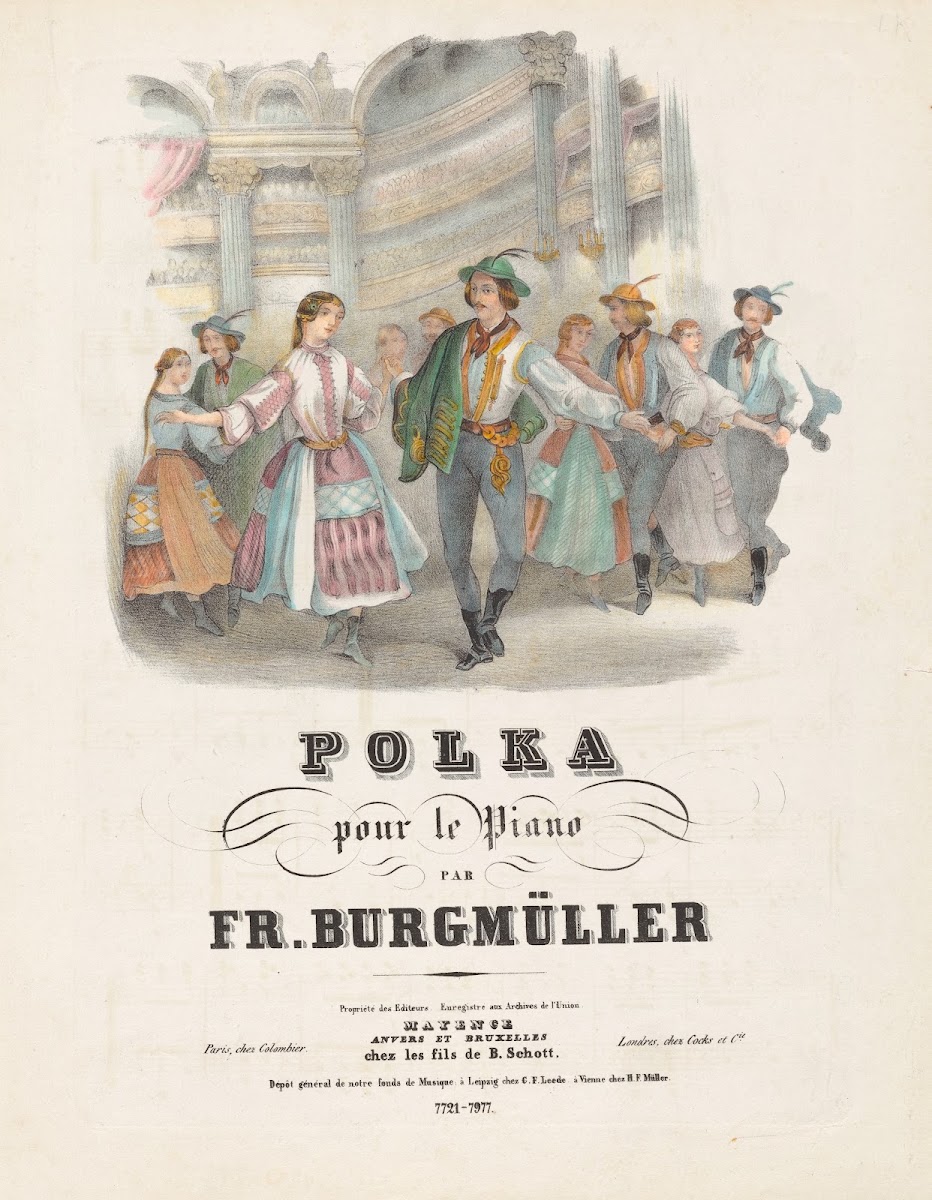 Polka pour le piano par Frédéric Bürgmuller 1830 1937
