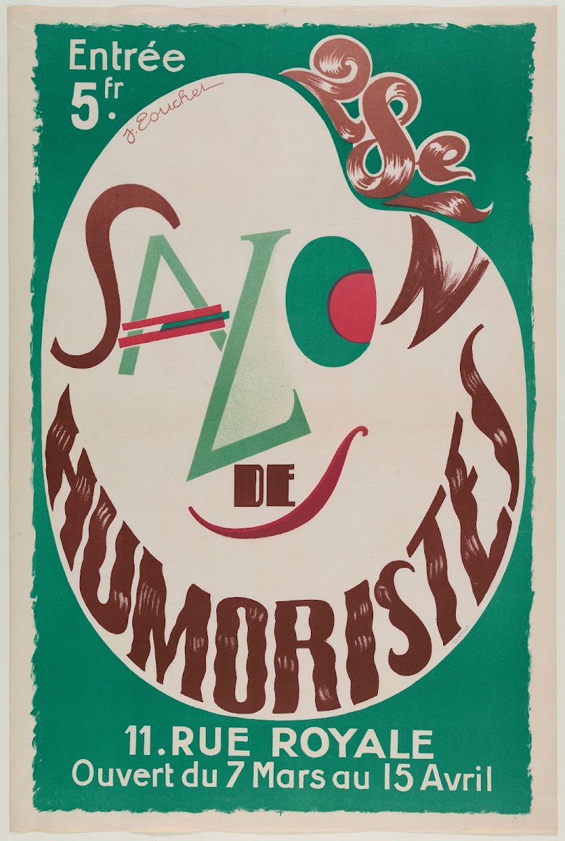EntréE 5fr 28e Salon Des Humoristes 1935