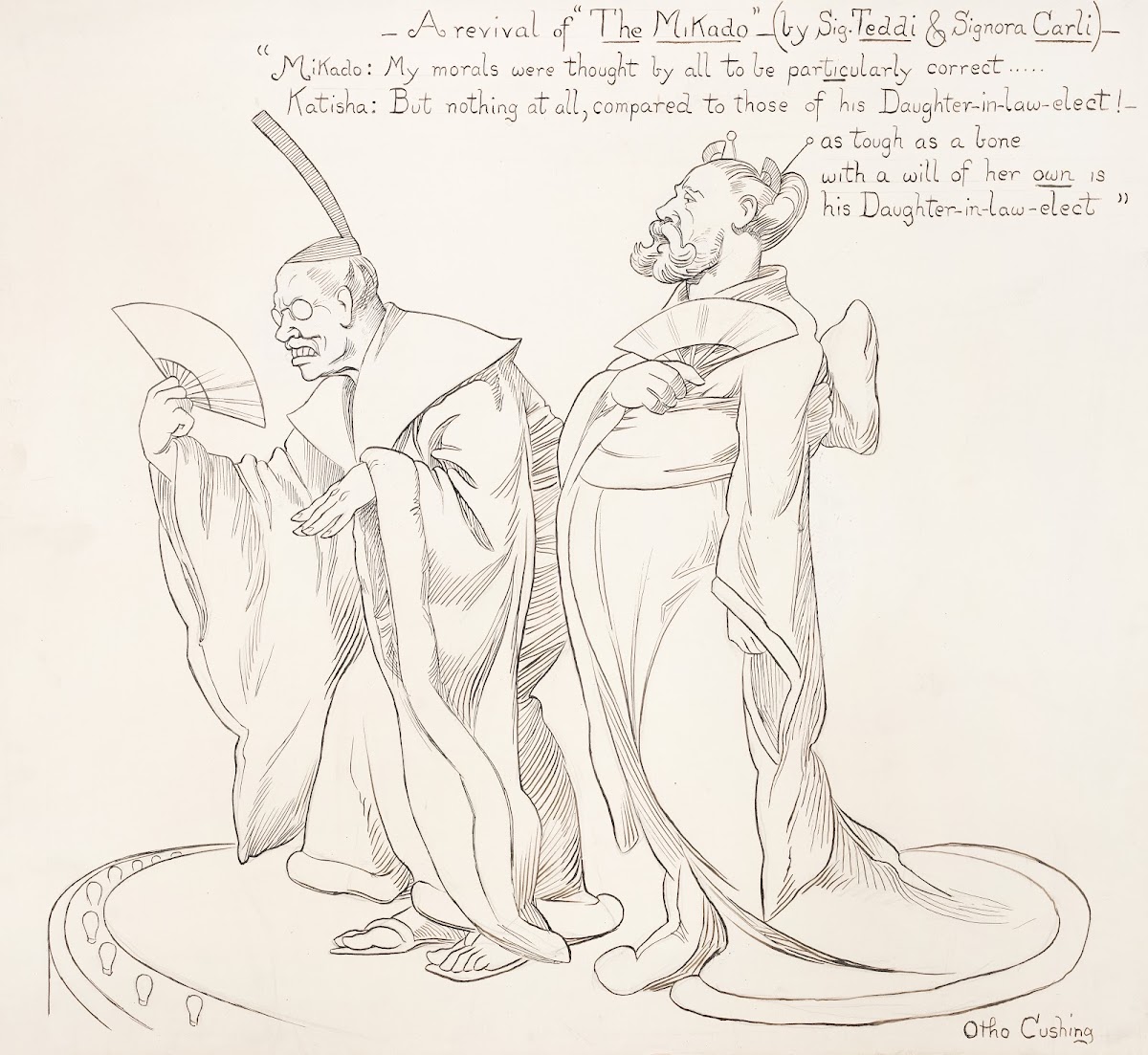 A revival of The Mikado by Sig Teddi  Signora Carli