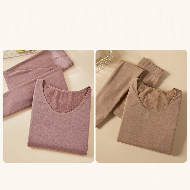 Damen Thermo-Unterwäsche-Set, gefüttert