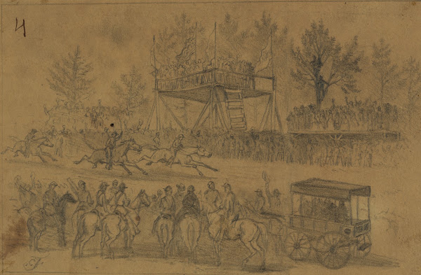 St Patricks Day in the armyThe grand stand 1863