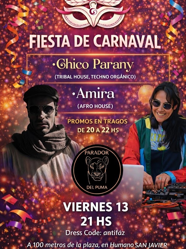 Fiesta de Carnaval con Chico Parany y Amira