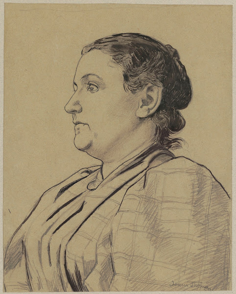 Portrait of the artists wife  Cella 1880   1900