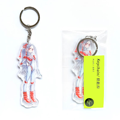 Transparent style keychains