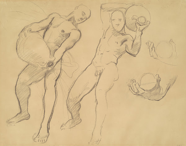 Studies of Notus for The Winds 1922 1925