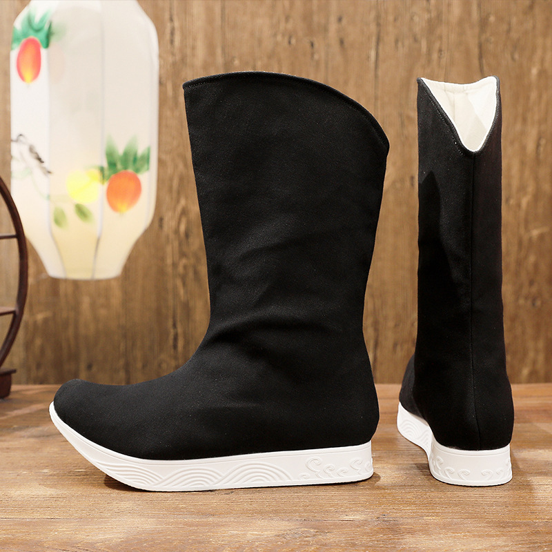 Traditionelle Herren-Stiefel, Retro-Stil, gefüttert