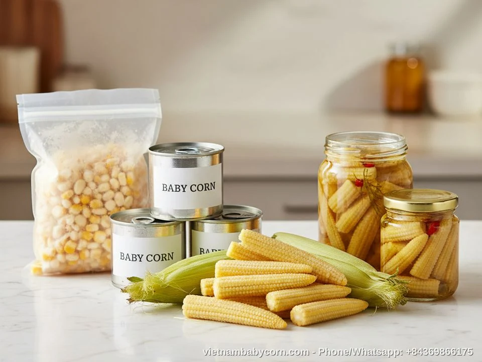 Our Products - Premium Baby Corn Range