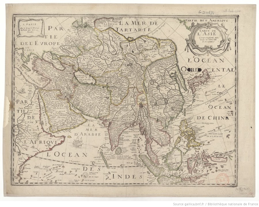 1640_Carte de l'Asie corrigée et augmentée dessus toutes les aultres cy-devant faictes