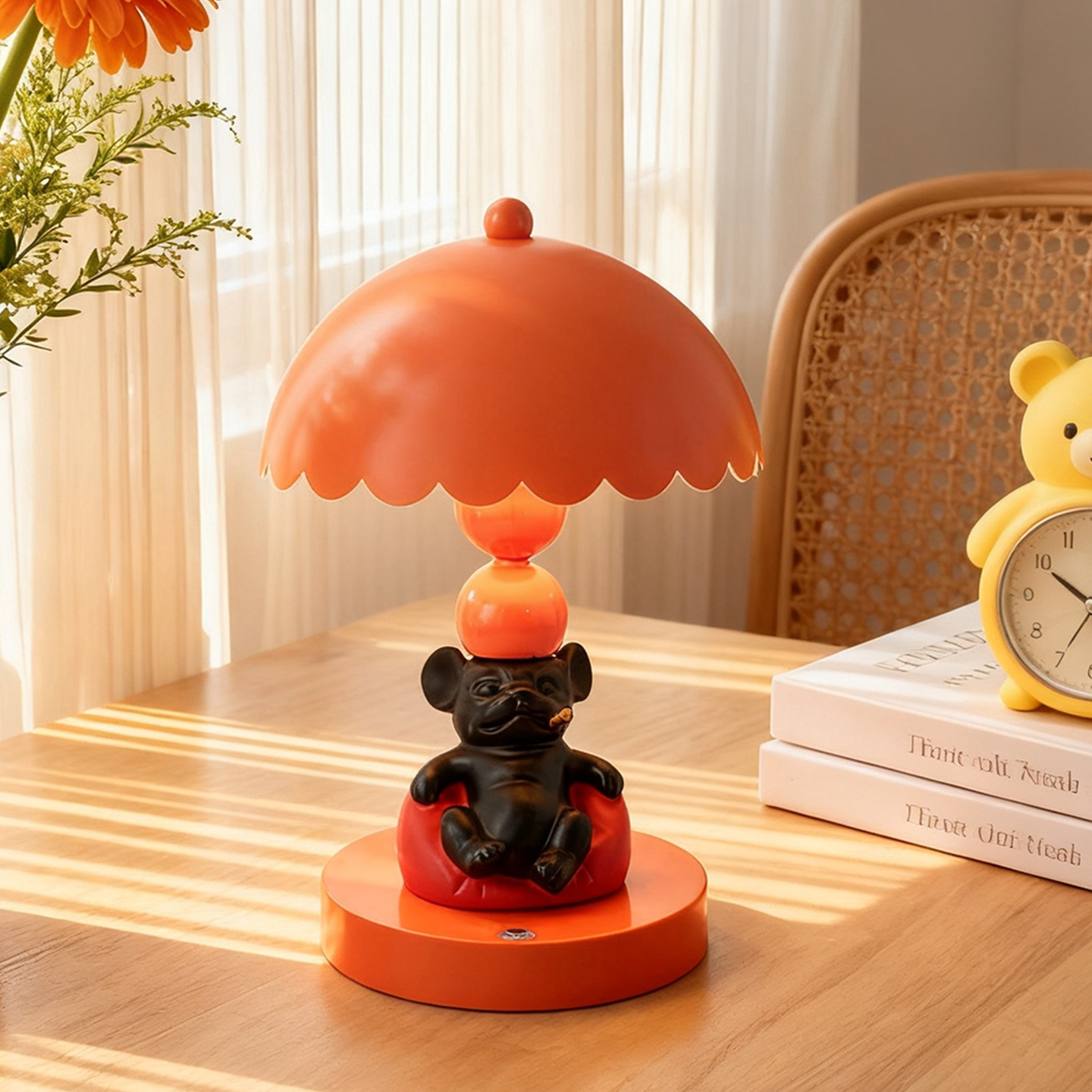 French Bulldog Table Lamp, Cartoon Design