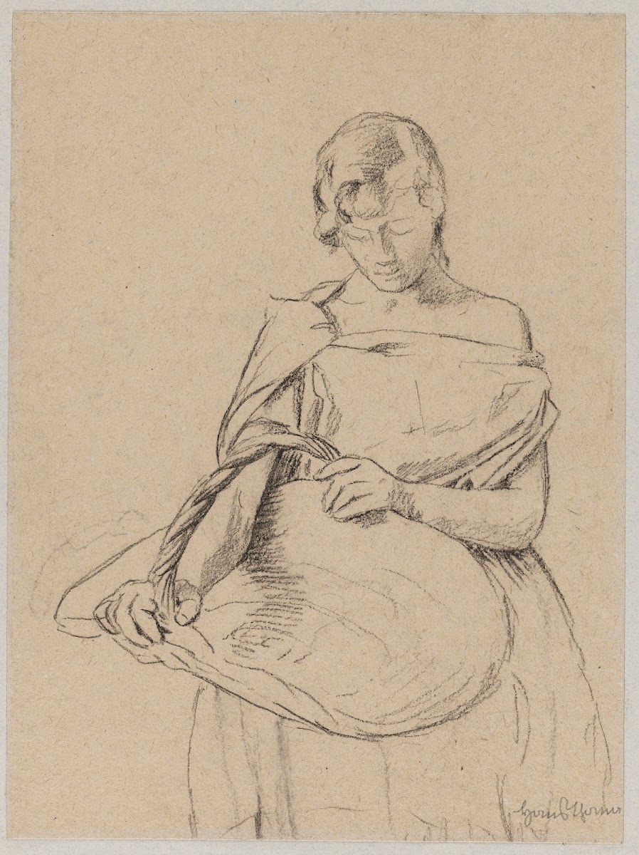 Young Woman with a Basket 1890
