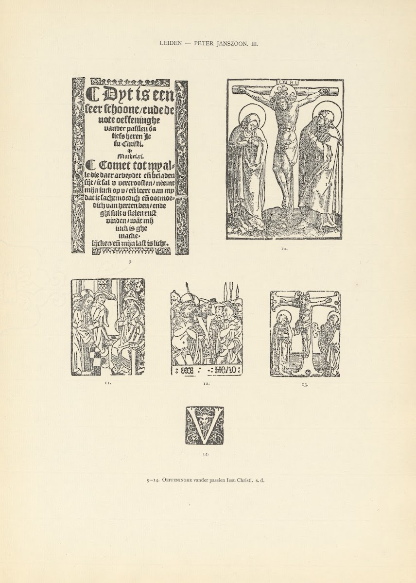 Lart typographique dans les Pays Bas pendant les annees 1500 a 1540 Pl107 1926