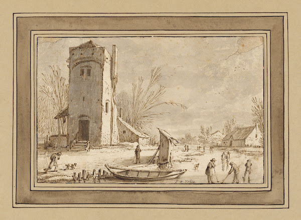 Winter Landscape With Tower 16131614