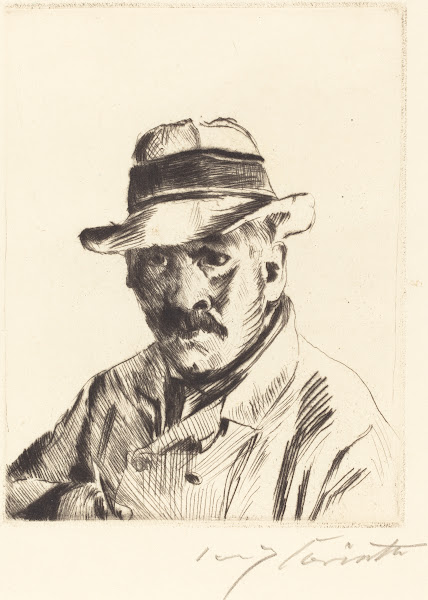 Self Portrait in a Straw Hat Selbstbildnis im Strohhut 1913